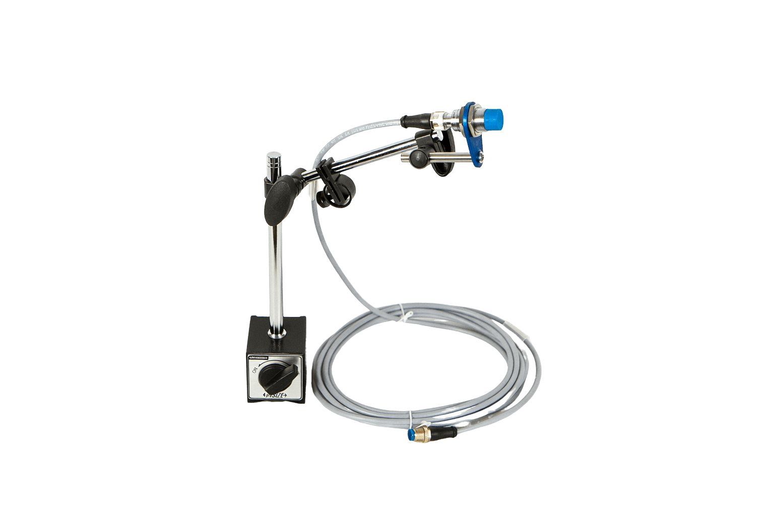 Inductive sensor setup for rotary kiln runout and deflection measurement
