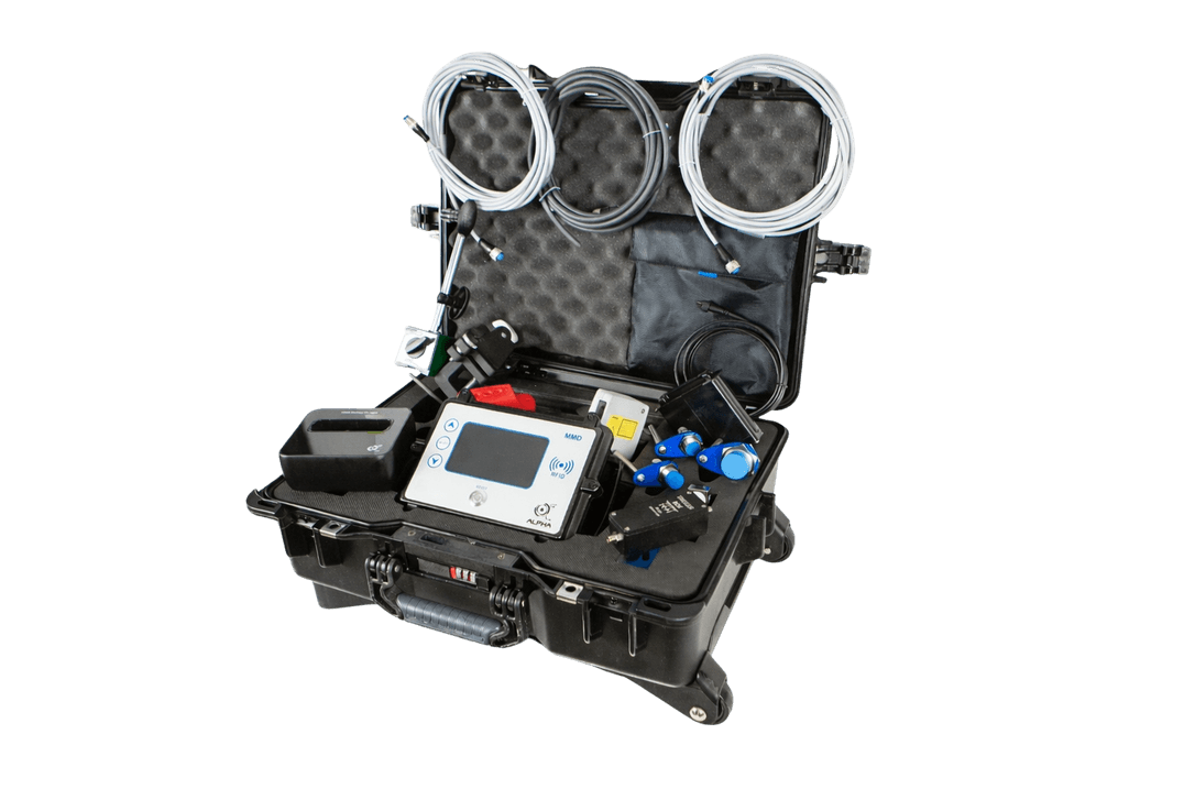 Complete MMD field measurement system in rugged carrying case